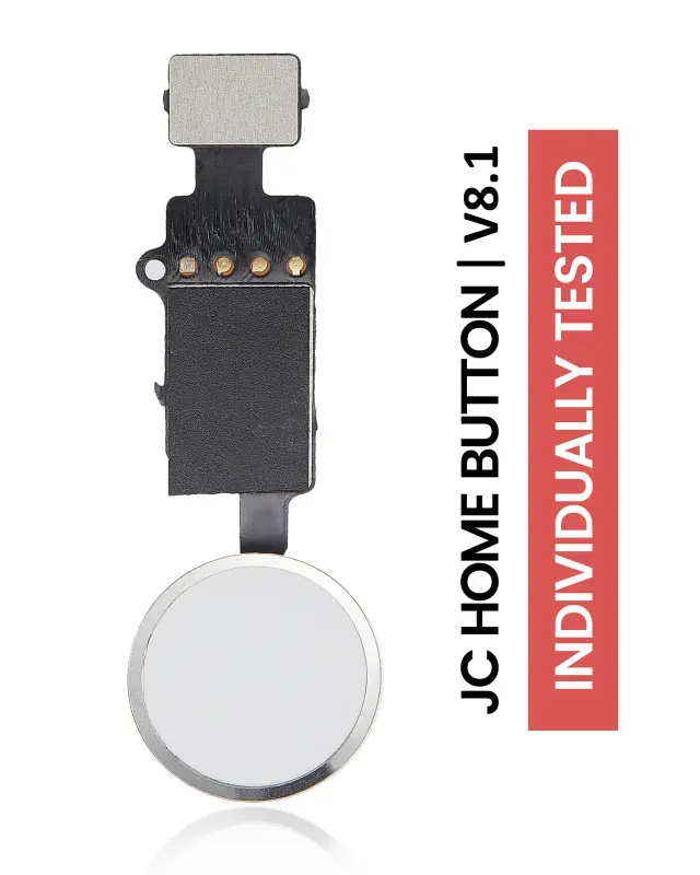 Solution bouton Home JCID V8.1 pour Apple iPhone 7 / 7 Plus / 8 / 8 Plus / SE (2020 / 2022) (argent)