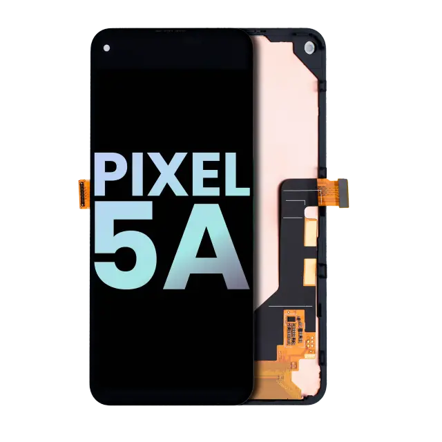 Écran OLED avec châssis pour Google Pixel 5A 5G (origine, noir)