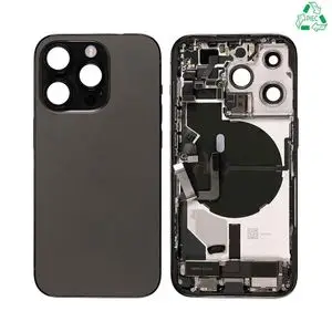 Coque de Réparation Complète Aftermarket (PIEC) Apple iPhone 14 Pro Max Noir Sidéral