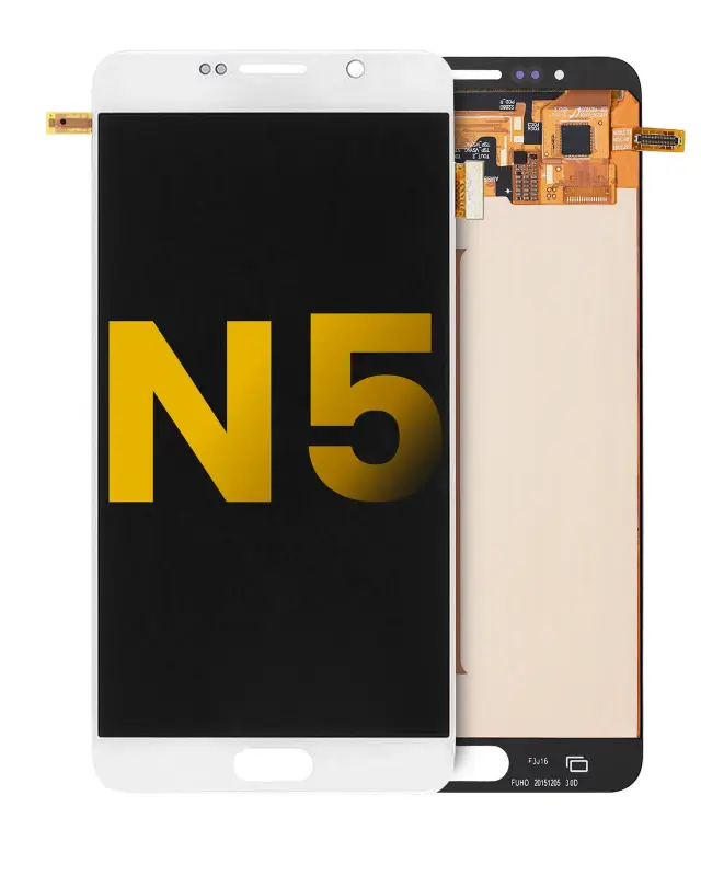 Écran OLED sans châssis pour Samsung Galaxy Note 5 (reconditionné, White Pearl)
