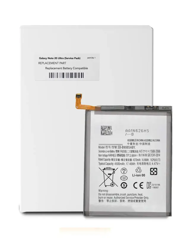 Batterie pour Samsung Galaxy Note 20 Ultra (pack service origine)