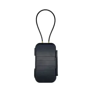 Mini Coffre Fort Portable avec Fil d'Acier Noir