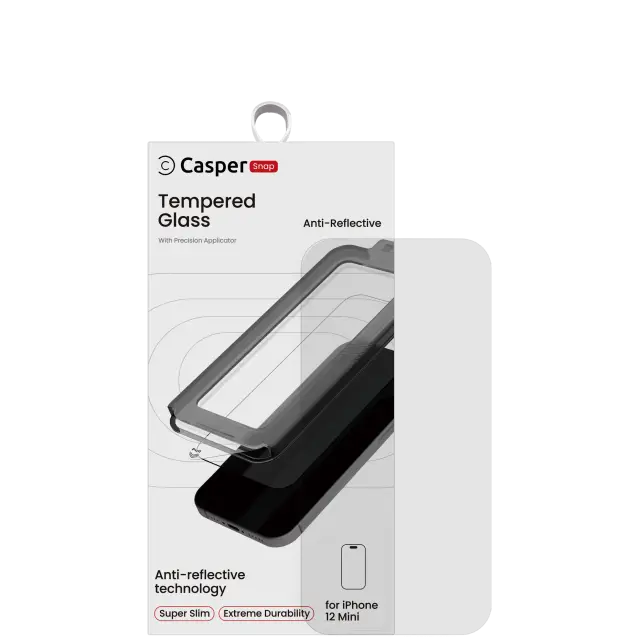 Verre trempé pour Apple iPhone 12 Mini (blister, AR Clear)