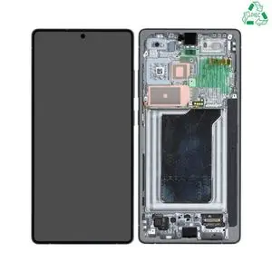 Écran Tactile Original Pulled avec Châssis (PIEC) Samsung Galaxy S25 Ultra S938 Noir Absolu Titane