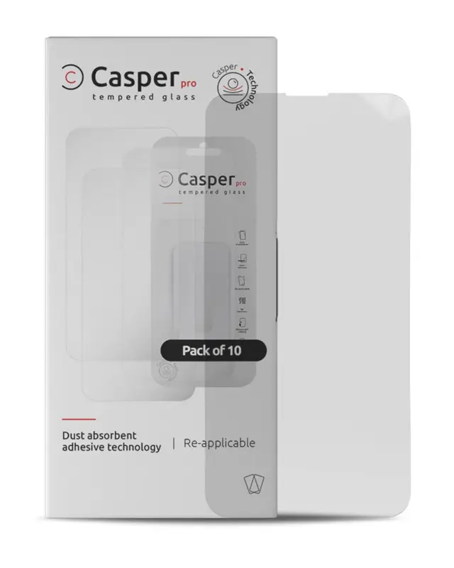 Verre trempé pour iPhone 15 Pro Max (lot de 10, transparent)