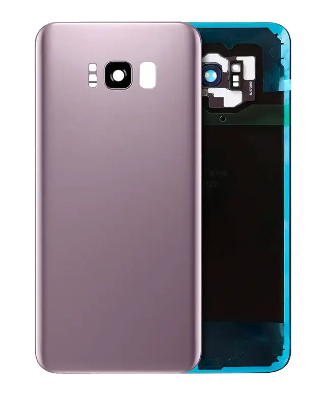 Vitre arrière pour Samsung Galaxy S8 Plus (sans logo, compatible premium, Rose Pink)