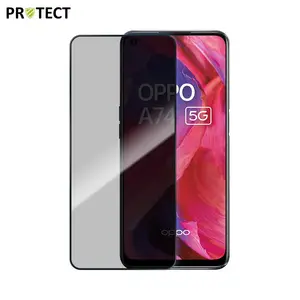 Verre Trempé PRIVACY PROTECT pour OPPO A74 5G Transparent