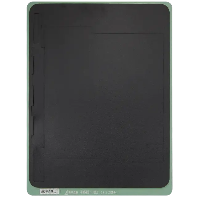 Tapis de pressage noir XHZC pour reconditionnement d’écran — iPad Pro 12,9" 7e génération (2024, M4)