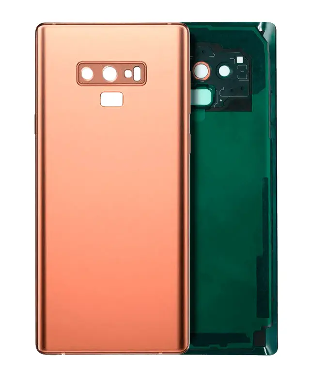 Vitre arrière pour Samsung Galaxy Note 9 (sans logo, compatible premium, Metallic Copper)