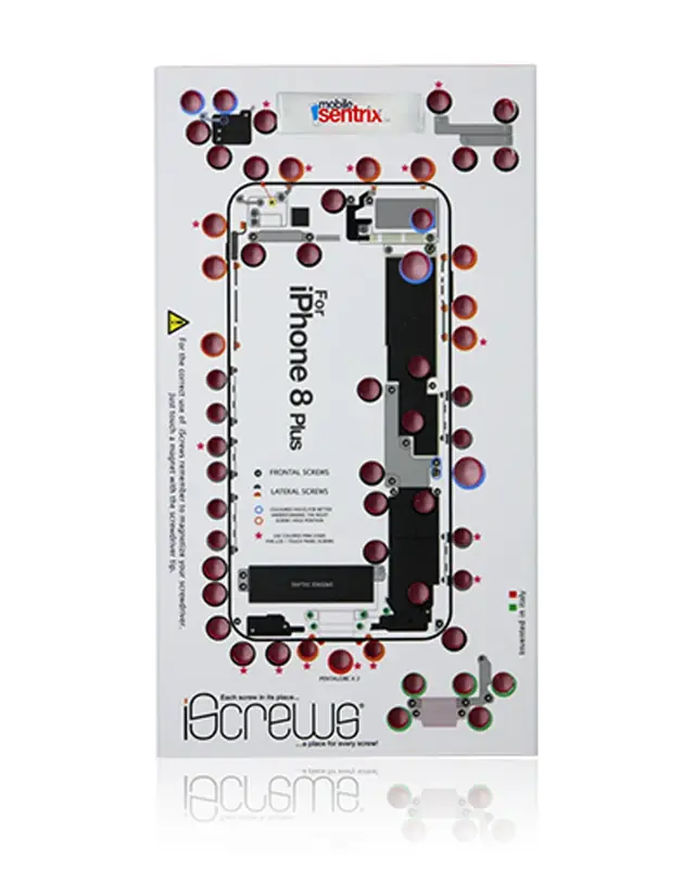 Tapis de positionnement des vis iScrews pour iPhone 8 Plus – dottorpod