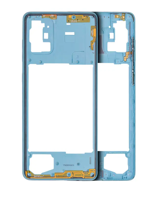Châssis pour Samsung Galaxy A71 (A715 / 2020) (compatible premium, Prism Crush Blue)