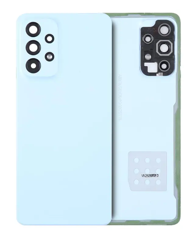 Vitre arrière pour Samsung Galaxy A53 5G (A536 / 2022) (pack service origine, bleu)