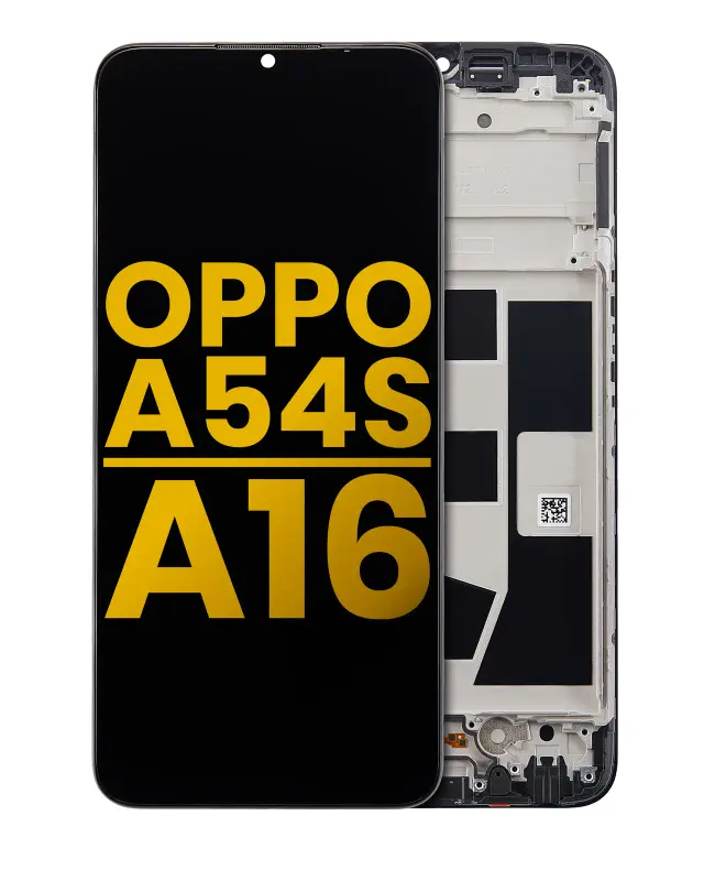 Écran LCD avec châssis pour OPPO A54s / A16 (reconditionné, toutes couleurs)