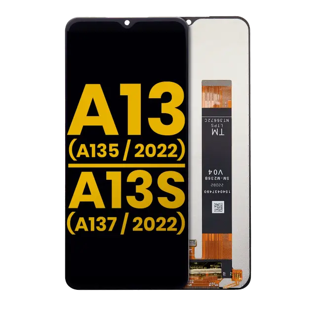 Écran LCD sans châssis pour Samsung Galaxy A13 4G (A135 / 2022) / A13s (A137 / 2022) (reconditionné, toutes couleurs)