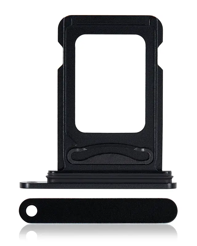 Tiroir double SIM pour Apple iPhone 15 / 15 Plus (noir)