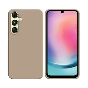 Coque Silicone Compatible pour Samsung Galaxy A24 4G A245 (#18) Rose Gold