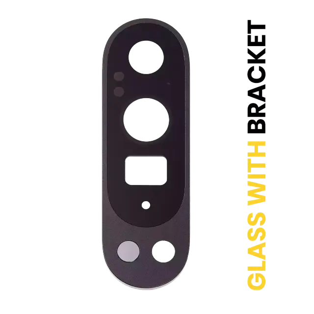 Lentille de caméra arrière avec support pour Google Pixel 9 Pro XL (Obsidian)