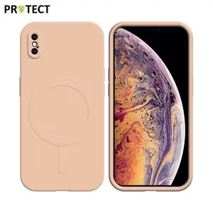 Coque de Protection IZ001 PROTECT pour Apple iPhone XS Max MagSafe Rose