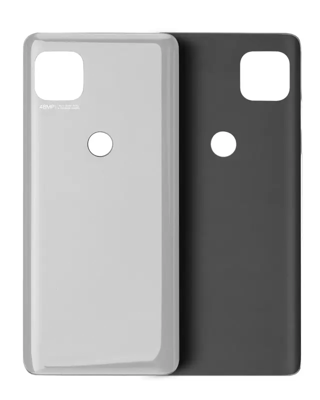 Vitre arrière pour Motorola Moto G 5G (XT2113-3 / 2020) (Frosted Silver)