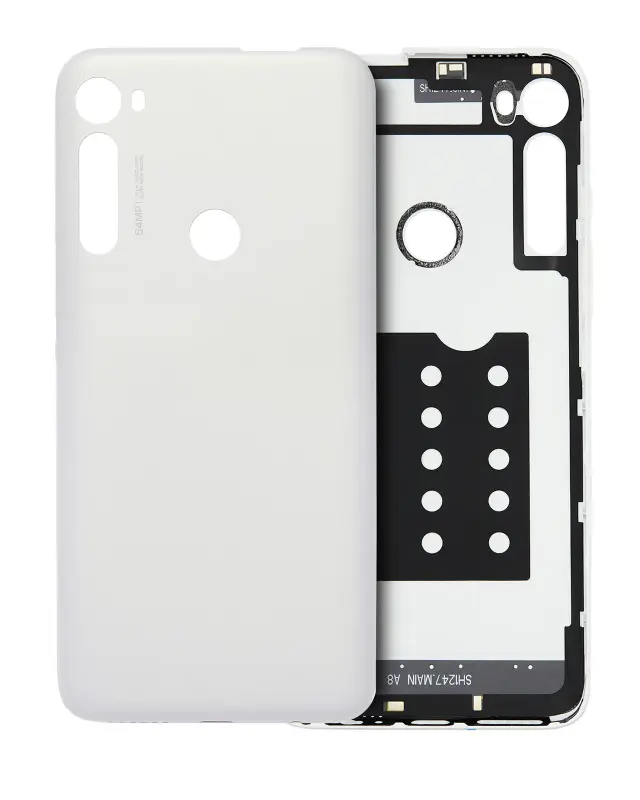 Vitre arrière pour Motorola One Fusion Plus (XT2067 / 2020) (blanc)