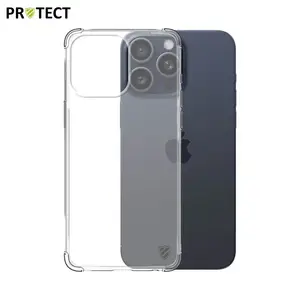 Pack de 10 Coques Silicone Renforcée PROTECT pour Apple iPhone 16 Pro Max Bulk Transparent