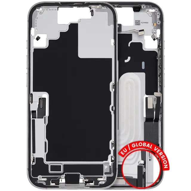 Châssis pour Apple iPhone 17 (version EU, origine d'occasion — grade B, blanc)