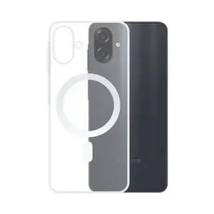 Coque Silicone MagSafe Compatible pour Samsung Galaxy A07 4G A075 Transparent