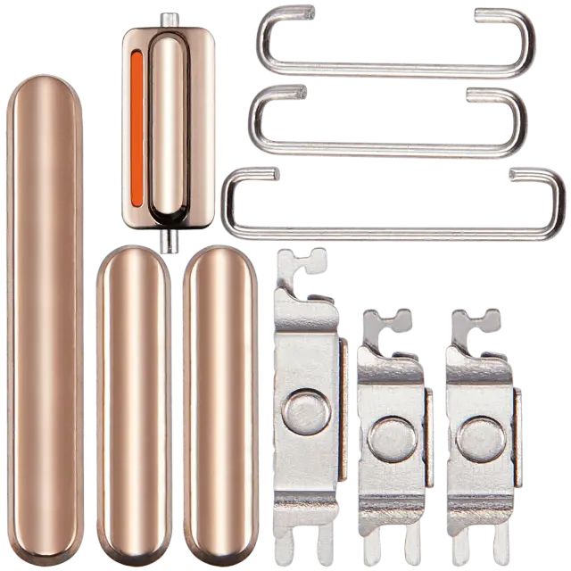 Jeu de boutons power et volume pour Apple iPhone X (or)