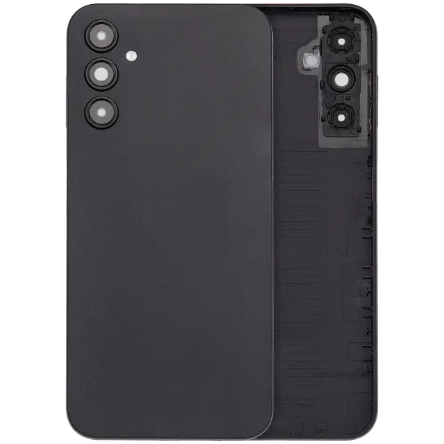 Vitre arrière pour Samsung Galaxy A14 5G (A146 / 2023) (sans logo, compatible premium, noir)