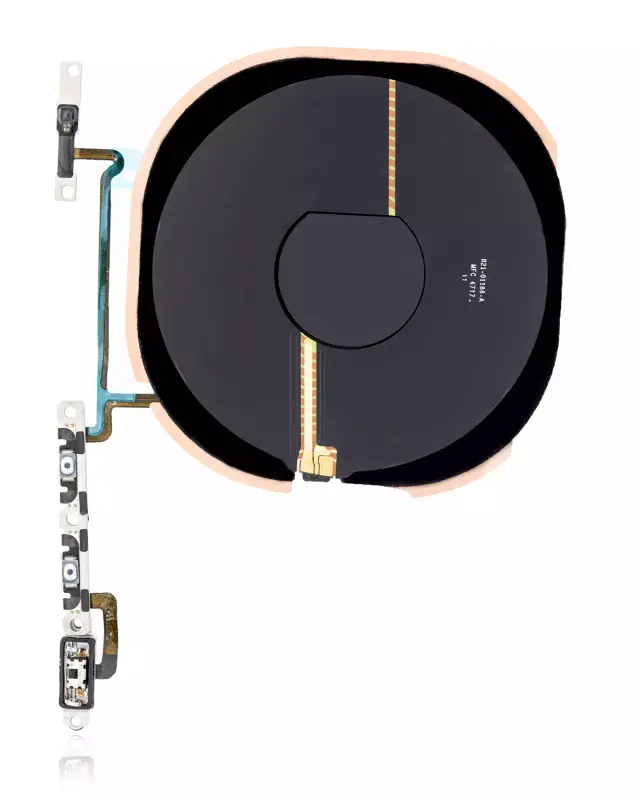Nappe de charge sans fil et NFC avec boutons power et volume pour Apple iPhone X