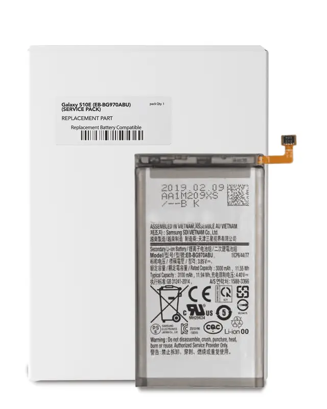 Batterie pour Samsung Galaxy S10e (pack service origine)