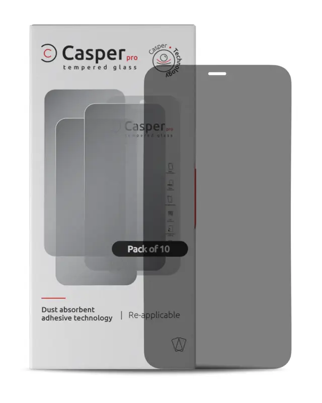 Verre trempé pour Apple iPhone 12 Mini (lot de 10, Privacy)