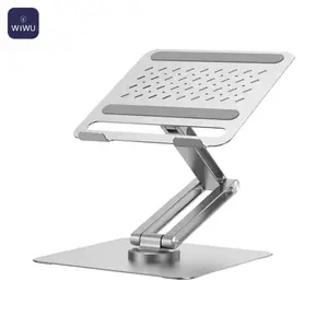 Support pour Ordinateur Portable Wiwu S801 Rotatif & Pliable Argent