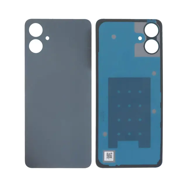 Coque arrière avec lentille de caméra pour Samsung Galaxy A06 5G (A066 / 2025) (sans logo, compatible, noir)