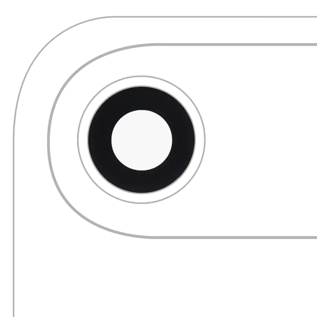 Lentille de caméra arrière pour Apple iPhone Air (premium, bleu ciel)