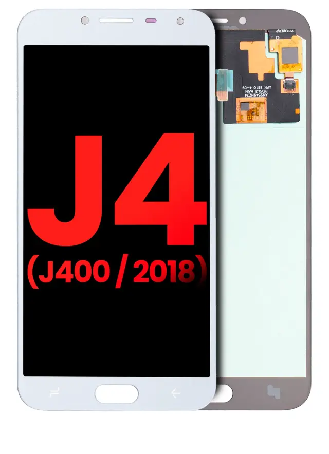 Écran OLED sans châssis pour Samsung Galaxy J4 (J400 / 2018) (compatible premium, Blue / Gray)