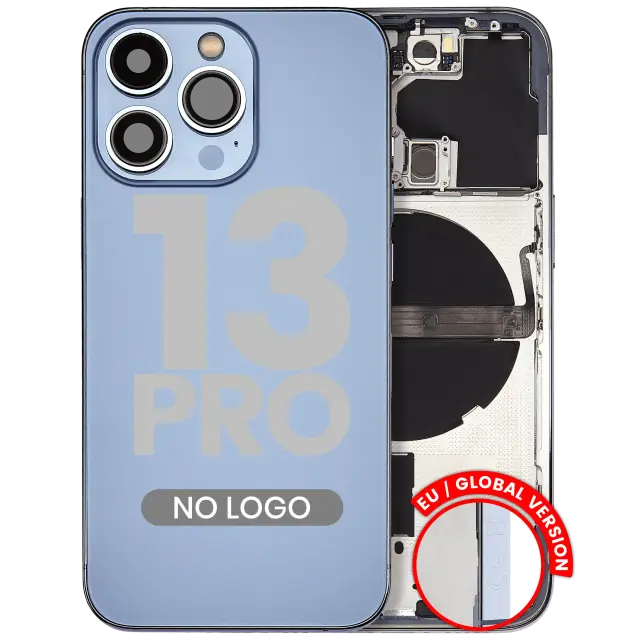 Châssis pour Apple iPhone 13 Pro (version EU, compatible premium, Sierra Blue)
