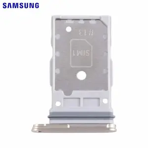 Tiroir SIM Original Samsung Galaxy S24 5G S921/Galaxy S24 Plus 5G S926 GH98-48906D Crème