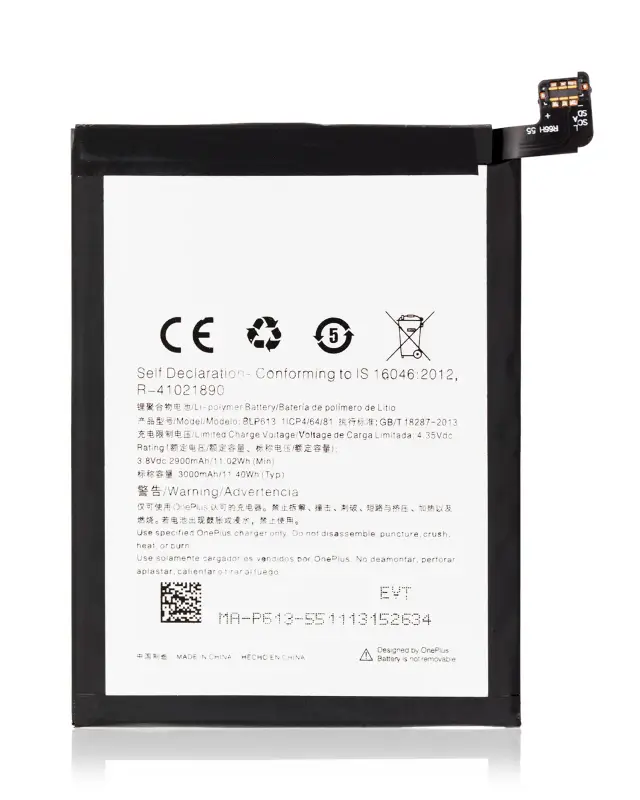 Batterie pour OnePlus 3 (A3000 / A3003) (BLP613)