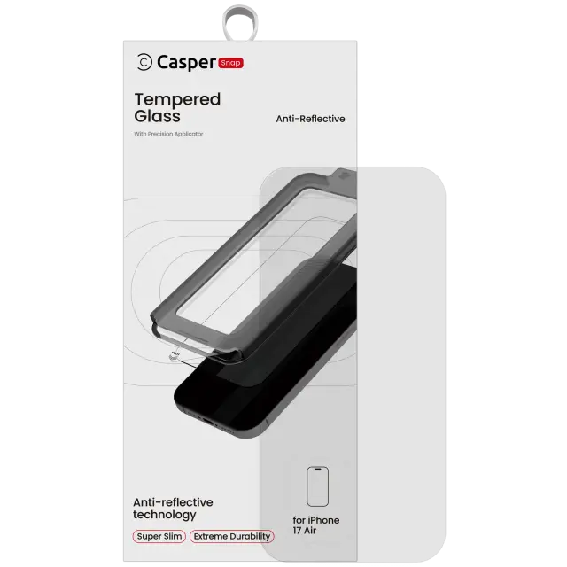 Verre trempé pour Apple iPhone Air (blister, AR Clear)