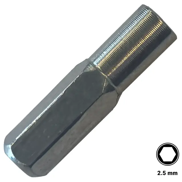 Adaptateur magnétique pour tournevis (court, 2,5 cm)