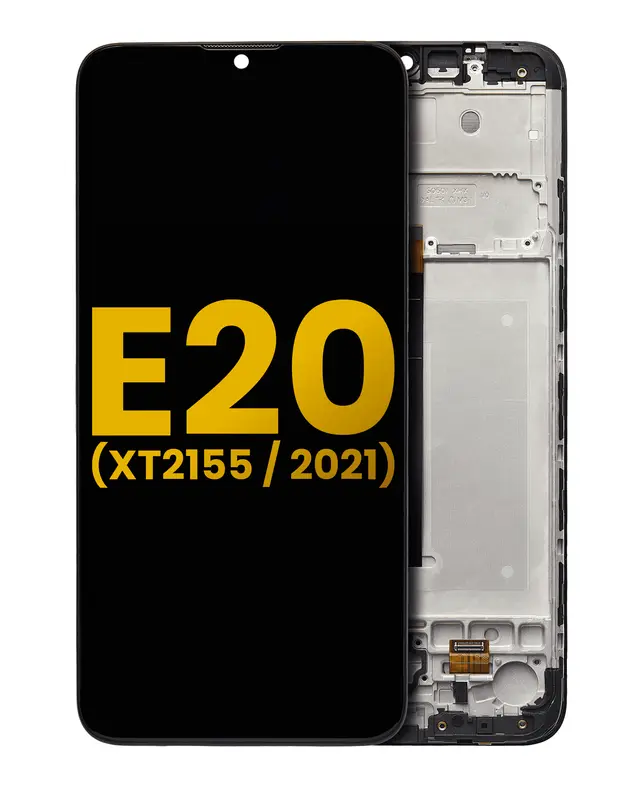 Écran pour Motorola Moto E20 (XT2155 / 2021) (reconditionné, noir)