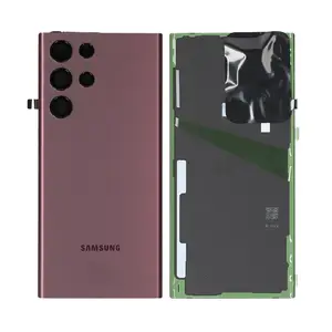 Cache Arrière Premium Samsung Galaxy S22 Ultra S908 Bordeaux