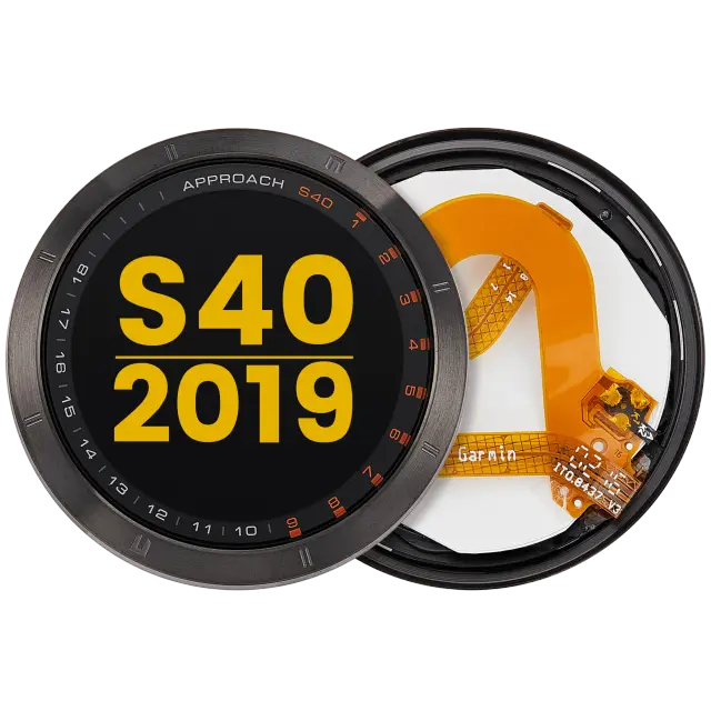 Écran pour Garmin Approach S40 (2019) (premium, noir)