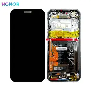 Bloc Écran Complet avec Châssis et Batterie Original Honor Magic 7 Pro 0235AMRM Noir