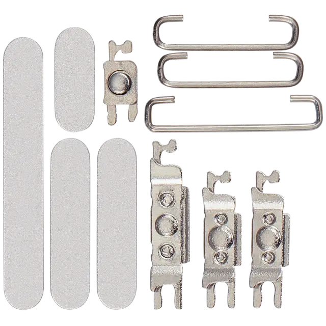 Nappe volume pour Apple iPhone 17 Pro / 17 Pro Max (argent)