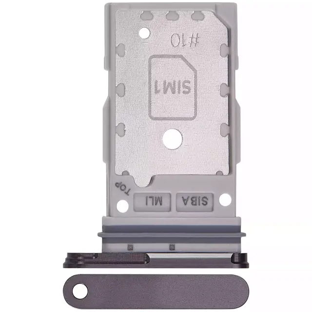 Tiroir double SIM pour Samsung Galaxy S24 5G / S24 Plus 5G (Onyx Black)