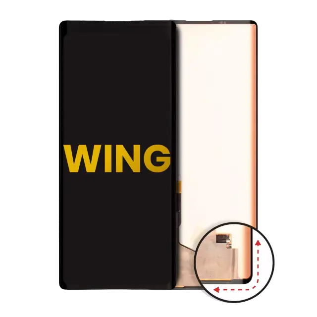 Écran OLED principal sans châssis pour LG Wing 5G (reconditionné, version US, toutes couleurs)