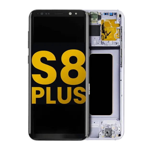 Écran OLED avec châssis pour Samsung Galaxy S8 Plus (reconditionné, Orchid Gray)