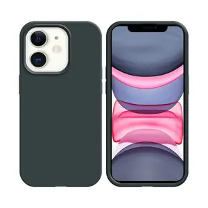Coque Silicone Compatible pour Apple iPhone 11 (#18) Noir